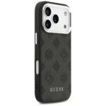 Guess Peony Hot Stamp Script MagSafe Case for iPhone 17 Pro Black - imagine 4