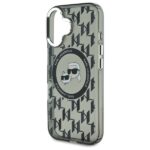 Karl Lagerfeld KLHMP16SHMCKMHK iPhone 16 6.1" black IML Monogram Karl&Choupette Head MagSafe - imagine 6
