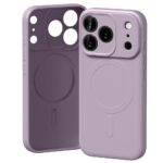 Mercury Semi-Silicone MagSafe case for iPhone 17 Pro, lavender gray