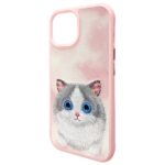 Nimmy case iPhone 15 6.1" pink    Big Eyed Pet 2.0 Cat - imagine 7