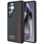 Red Bull Real Carbon Fiber Powerbar MagSafe Case for Samsung Galaxy S25 Ultra Black