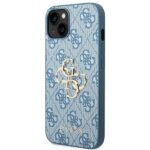 Guess GUHCP14S4GMGBL iPhone 14 / 15 / 13 6.1" blue hardcase 4G Big Metal Logo - imagine 2