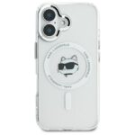 Karl Lagerfeld KLHMP16MHLSCHH iPhone 16 Plus 6.7" white hardcase IML Metal Choupette Head MagSa - imagine 3