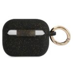 Guess GUAPSGGEK AirPods Pro cover black Silicone Glitter - imagine 2
