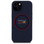 Red Bull RBHMP15S24SIILVR iPhone 15 6.1" hardcase navy Silicone Red Ring MagSafe - imagine 3