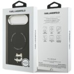 Karl Lagerfeld Choupette Pin MagSafe Case for iPhone Air Black - imagine 8