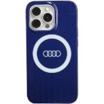 Audi IML Big Logo MagSafe Case iPhone 13 Pro / 13 6.1" navy blue hardcase AU-IMLMIP13P-Q5/D