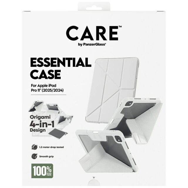 Etui Care by PanzerGlass Y fold do iPad   Pro 11" (2025/2024) jasnoszary - imagine 5