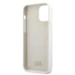 Karl Lagerfeld KLHCP12SSLKHWH iPhone 12 mini 5,4" white hardcase Silicone Karl`s Head - imagine 7