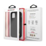 Ferrari FESAXHCP12LBK iPhone 12 Pro Max 6,7" black hardcase On Track Carbon Stripe - imagine 8