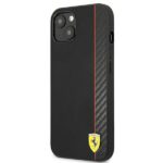 Ferrari FESAXHCP13SBK iPhone 13 mini 5,4" black hardcase On Track Carbon Stripe - imagine 2