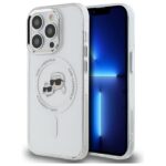 Karl Lagerfeld KLHMP14XHLSKCH iPhone 14 Pro Max 6.7" white hardcase IML Metal Karl&Choupette He