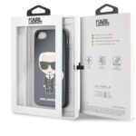 Karl Lagerfeld KLHCI8IKPUBL iPhone 7/8SE 2020 / SE 2022 hardcase blue Iconic Karl Embossed - imagine 7