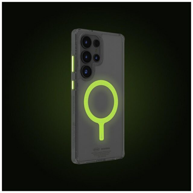 Case Skinarma Saido MagSafe for Samsung   Galaxy S25 Ultra niteglow - imagine 4