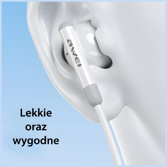 AWEI PC-6T USB stereo headphones-C black - imagine 5