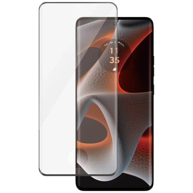 Tempered glass PanzerGlass Ultra-Wide Fit for Motorola Edge 50 Pro / 50 Ultra - imagine 2