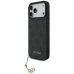 Guess 4G Charms Collection MagSafe case for iPhone 17 Pro Max black