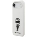 Case Karl Lagerfeld Silicone Karl Sketch & Logo MagSafe for iPhone Air white - imagine 2