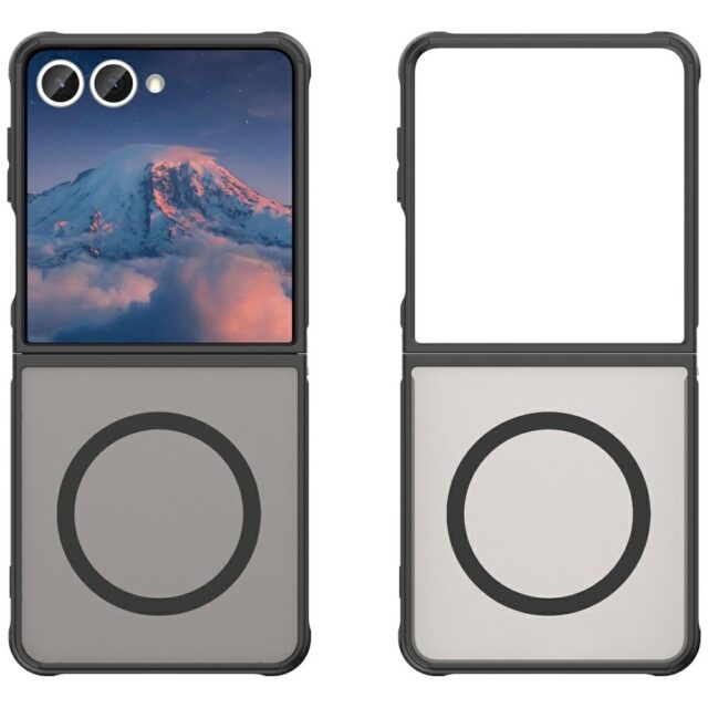 Case Beline MagSafe for Samsung Galaxy Z  Flip7 black - imagine 4