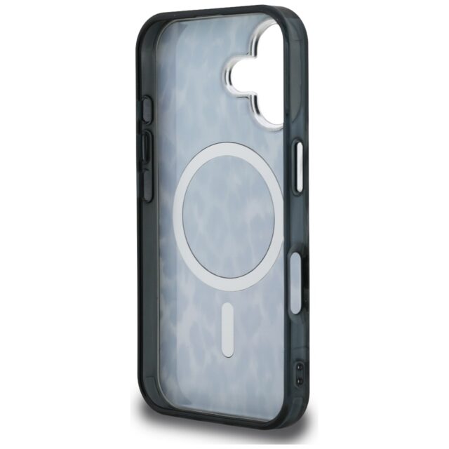 Case Karl Lagerfeld IML Leopard Pattern  MagSafe for iPhone 16 black - imagine 7