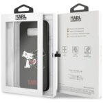 Karl Lagerfeld KLHCS8LCL1BK S8 Plus G955 hardcase black Choupette in love - imagine 7