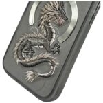 Nimmy Dragon MagSafe case for iPhone 16 Pro Max grey - imagine 6