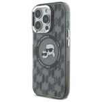 Karl Lagerfeld KLHMP16XHMCKMHK iPhone 16 Pro Max 6.9" black IML Monogram Karl&Choupette Head M - imagine 2