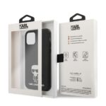 Karl Lagerfeld KLHCP12SIKMSBK iPhone12 mini 5,4" black hardcase Saffiano Ikonik Metal - imagine 7
