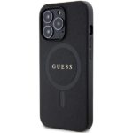 Guess GUHMP13LPSAHMCK iPhone 13 Pro / 13 6.1" black hardcase Saffiano MagSafe - imagine 2