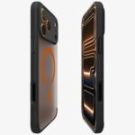 Etui Spigen Ultra Hybrid Mag MagSafe do   iPhone 17 Pro Max czarno-pomarańczowy - imagine 6