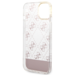 Guess GUHCP14MHG4MHP iPhone 14 Plus / 15 Plus 6.7" pink hardcase 4G Pattern Script - imagine 7