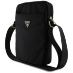 Guess Torba GUTB10NTMLBK 10" black Nylon Triangle Logo - imagine 2