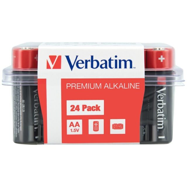 Verbatim Alkaline Battery AA LR6 24pcs 49505 - imagine 7