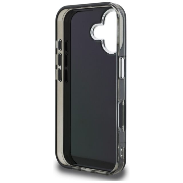 Case Karl Lagerfeld IML Aquarelle Karl   & Choupette & Logo for iPhone 16 black - imagine 7