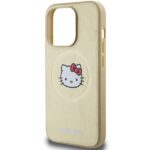 Hello Kitty HKHMP13LPGHCKD iPhone 13 Pro/ 13 6.1" gold hardcase Leather Kitty Head MagSafe - imagine 6