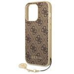 Guess GUHCP14XGF4GBR iPhone 14 Pro Max 6,7" brown hardcase 4G Charms Collection - imagine 5