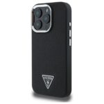 Guess GUHMP16XPGTSPSK iPhone 16 Pro Max 6.3" black hardcase Grained Triangle MagSafe - imagine 2