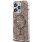 Guess GUHMP15XHGCUSTGW iPhone 15 Pro Max 6.7" brown hardcase IML GCube MagSafe - imagine 2