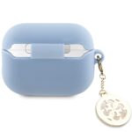 Guess GUAP23DSLGHDB AirPods Pro 2 (2022/2023) cover blue 3D Rubber 4G Diamond Charm - imagine 2