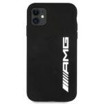 AMG AMHCN61SGLBGN iPhone 11 6,1" black hardcase Silicone Big Logo - imagine 3