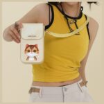 Nimmy phone bag khaki Big Eyed  Pet 2.0 Cat - imagine 7