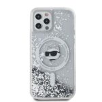 Karl Lagerfeld KLHMP12MLGCHSGH iPhone12/12 Pro 6.1" hardcase transparent Liquid Glitter Choupette He - imagine 3