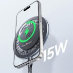 USAMS Inductive Charger US-CD223 15Wblack CD223ZJ01 - imagine 4