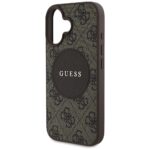Case Guess 4G Circle Classic Logo MagSafe for iPhone 16 brown - imagine 6