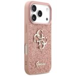 Guess Fixed Glitter Big 4G Case for iPhone 17 Pro Pink - imagine 4