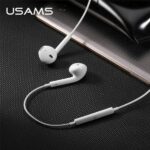 USAMS Stereo Headphones EP-22 white HSEP2201 3.5mm jack - imagine 3