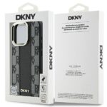 DKNY DKHMP16LPCPVSLK iPhone 16 Pro 6.3" black hardcase Checkered Pattern Magsafe - imagine 8