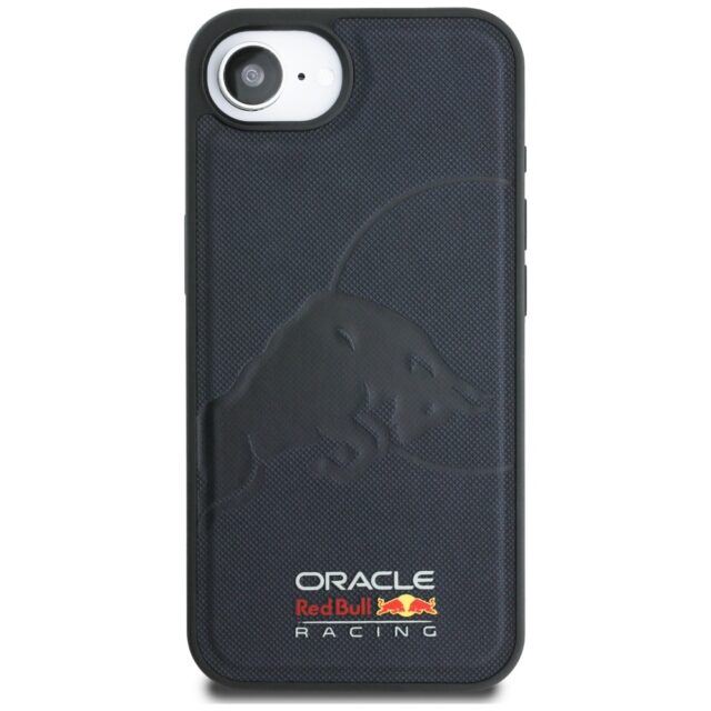 Case Red Bull Meshed Debossed Bull       MagSafe for iPhone 16e navy blue - imagine 3