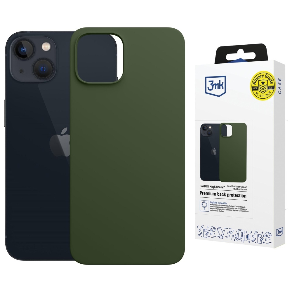 cps-de6f818183e24748879f919e7bd8e3a2-2025-12-06-02-32-00 3MK Hardy MagSilicone Case for Apple iPhone 15 Dark Green - imagine 1