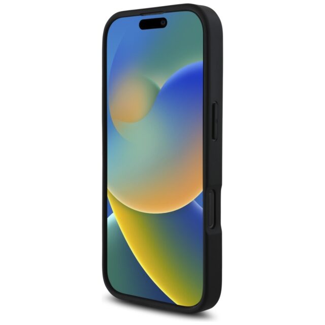 Case Karl Lagerfeld HC Grained PU Cardslot Metal Elong for iPhone 16 Pro black - imagine 5